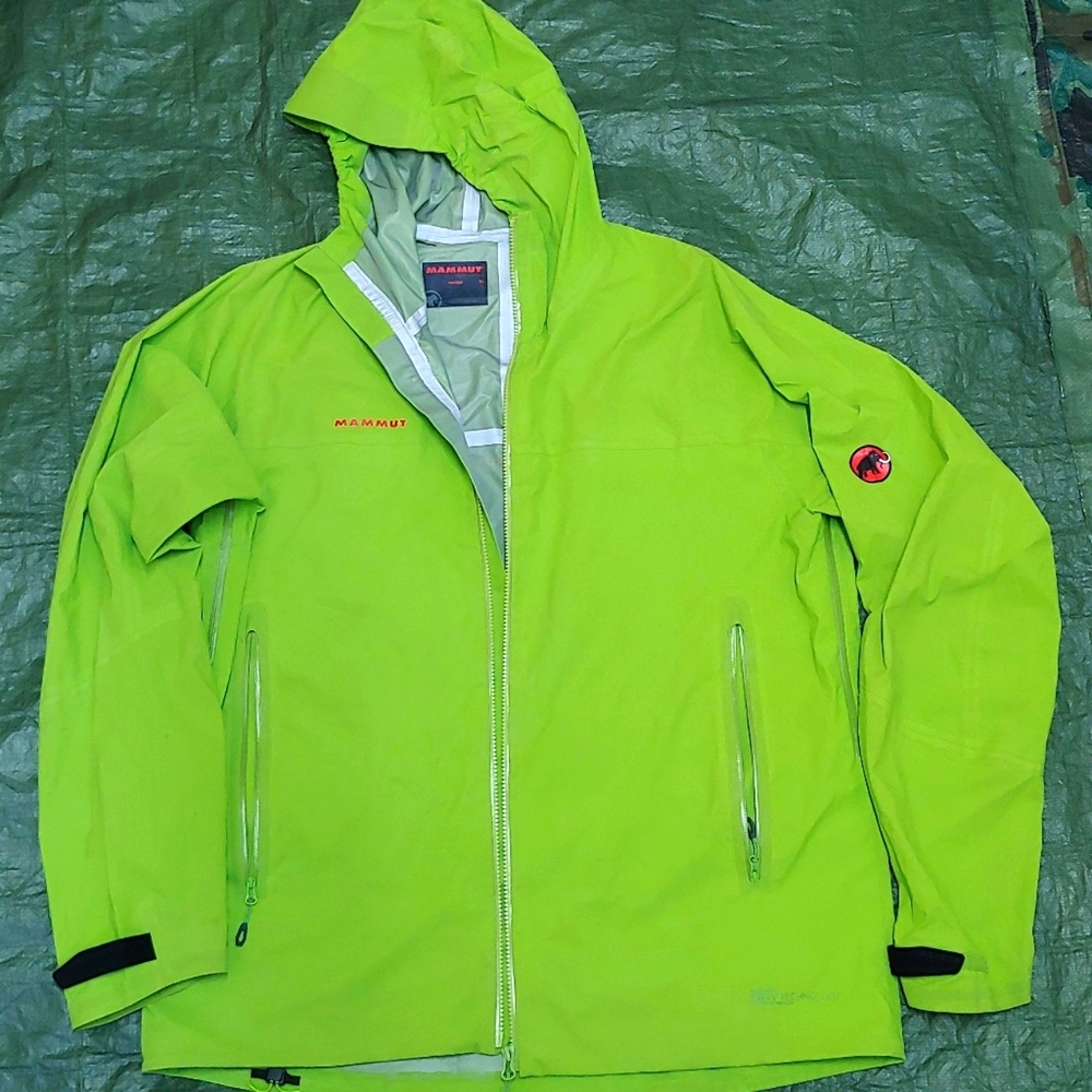 MAMMUT Tech Jacket Waterproof Lightweight Hooded XL